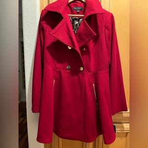 Shelli Segal red coat XXL. NWT